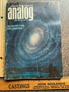 ANALOG SCIENCE FICTION SCIENCE FACT MAGAZINE vintage june 1966 - Picture 1 of 3