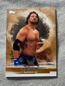 AJ STYLES /99 2017 WWE Topps Undisputed Bronze Parallel Base Card #2 - Picture 1 of 2