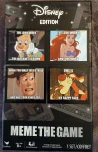 Walt Disney Meme The Game - Disney Edition Family Cards Game - Picture 1 of 4