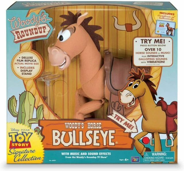 Thinkway Toys Disney Pixar Signature Collection Toy Story 3 Woody's Horse Bullseye