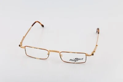 Robert Rudger 1670 225 F5, años 90 oro y tortuga rectangular monturas de gafas Nuevo de Lote Antiguo Foto 1 de 4