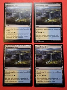 4x Meandering River Commander 2018 Mtg Magic Gathering Card Dual Land 265 - Picture 1 of 4