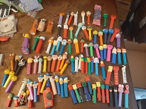 Vintage Pez Dispenser Lot of 95, Huge Mix, Used But Good Condition - Picture 1 of 8