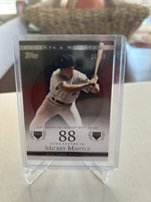 2007 Topps Moments & Milestones - 1957 AL MVP - 94 RBI #78-88 Mickey Mantle /29