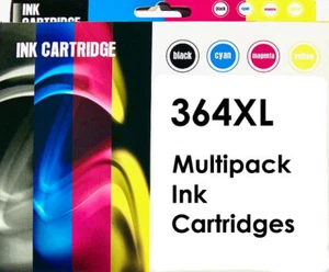 364XL 4 Ink Cartridge Black Cyan Magenta Yellow MultiPack For HP Deskjet 3520 - Picture 1 of 1