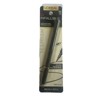 L'Oreal Paris Infallible Super Slim Long Lasting Liquid Eyeliner, - Image 1 of 4