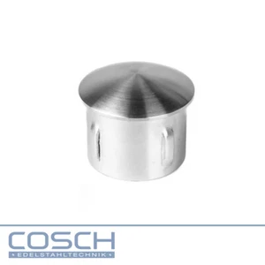 Edelstahlkappe V4A para Tubo Ø 26,9MM Flexible Puede Ser Utilizado, Pulido - Imagen 1 de 2