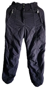KAELIN, women's insulated ski pants, black, zipped closure (N05O) - Picture 1 of 17