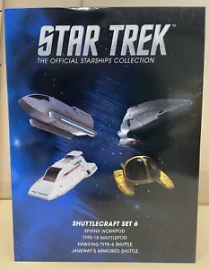 Star Trek Eaglemoss The Official Starships Collection Shuttlecraft Set 6 - Picture 1 of 8