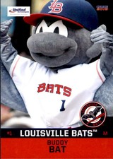 2018 Louisville Bats Choice #NNO Header Logo Checklist - NM Baseball Card