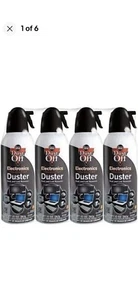 Lot 4 New Canned Air Falcon Dust-Off Professional Compressed Gas Duster 12 oz - Picture 1 of 6