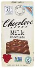 Chocolove  Premium Chocolate Bar Milk Chocolate Pure Bars   3.2 Oz