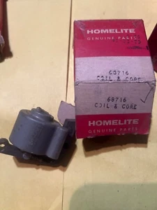 NOS Homelite chainsaw ignition coil & core 68716 vintage chainsaw bh68 - Imagen 1 de 1