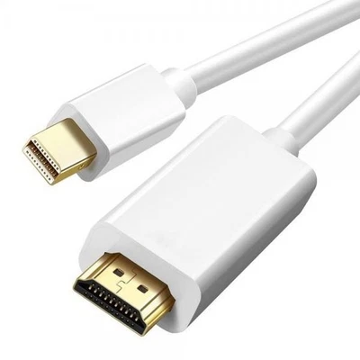 Techly Cavo Monitor Mini DisplayPort (Thunderbolt) / HDMI 2m Bianco - Immagine 1 di 4