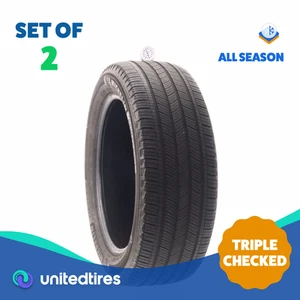 Set of (2) Used 235/55R19 Michelin Primacy A/S 101V - 6/32 - Picture 1 of 4