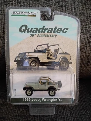 Jeep Wrangler 1989 Greenlight Quadratec 2020 30 aniversario nuevo sin abrir Foto 1 de 4