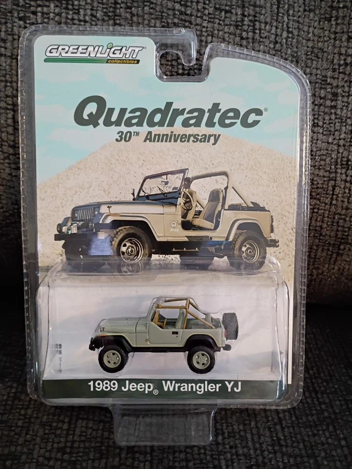 Jeep Wrangler 1989 Greenlight Quadratec 2020 30 aniversario nuevo sin abrir Foto 1 de 4