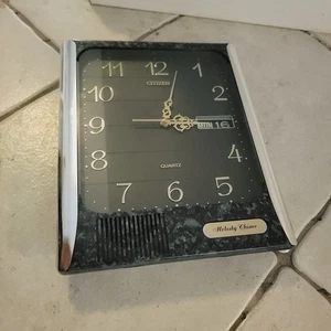 RARE Beautiful Citizen Melody Chime Quartz Time Adjustable DAY DATE Clock JAPAN - Picture 1 of 10