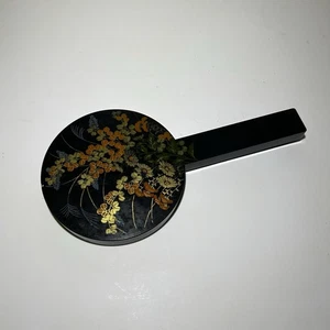 ESPEJO TOCADOR DOBLE VINTAGE AÑOS 60 JAPONÉS LACADO FLOR FLOR FLOR - Imagen 1 de 6