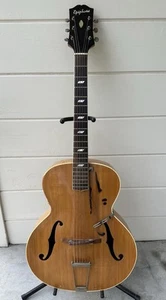Vintage Natural Blonde 1949 Epiphone Blackstone Archtop Acoustic Guitar - Picture 1 of 16