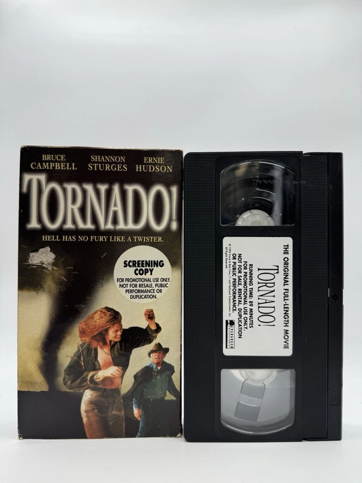 Tornado! VHS 1996 Screener Promo Tape Bruce Campbell - Image 1 of 1