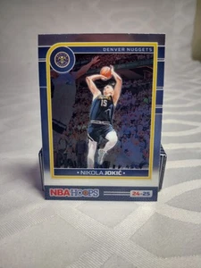 2024-25 NBA Hoops Nikola Jokic #12 Silver Prizm Denver Nuggets - Picture 1 of 2