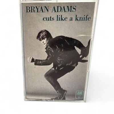 Bryan Adams Cuts Like A Knife Cassette Tape 1983 A&M Records Tested - Image 1 of 3
