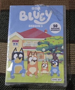 NEW Bluey Season 3 DVD with 2 Discs 50 Episodes - Picture 1 of 8