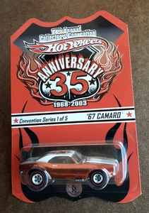 2003 Hot Wheels '67 CAMARO Red-Orange 17Th ANNUAL CONVENTION SERIES #1/5   /5000 - Picture 1 of 22