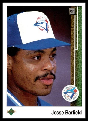1989 Upper Deck #149 Jesse Barfield Toronto Blue Jays Baseball Card - Image 1 of 2