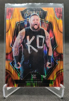 2023 Panini Select WWE Orange Flash Prizm #169 Kevin Owens Wrestling Card - Image 1 of 2