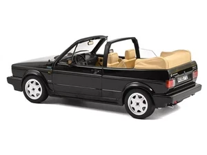 1992 Volkswagen Golf Cabriolet Black 1/18 Diecast Model Car Norev - Picture 1 of 3
