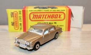 MATCHBOX LESNEY SUPERFAST MB39 ROLLS ROYCE SILVER SHADOW NOS VINTAGE 1979 - Picture 1 of 10