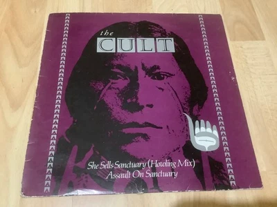 The Cult - She Sells Sanctuary (Howling Mix) / Assault On Sanctuary (12", Sin... - Imagem 1 de 4