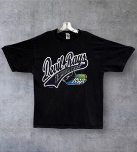 Vintage 90’s Tampa Bay Devil Rays Logo 7 T Shirt XL 23”x30.5” ©️1998 - Picture 1 of 8