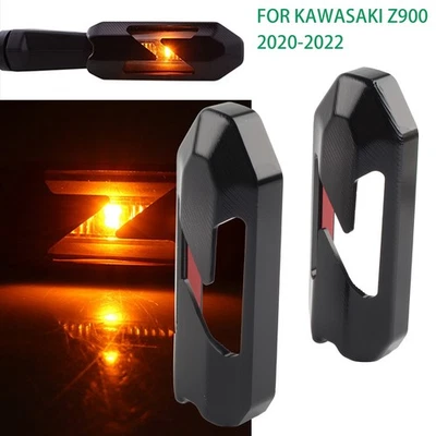 Turn Signal Light Lamp Cover Guard For KAWASAKI Z900 Z1000R 2018-2022 Black - Image 1 of 4