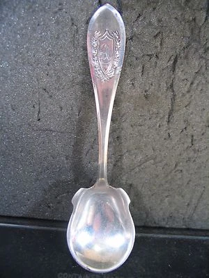 Sterling International NAPOLEON SUGAR SPOON 6" Mono A - Image 1 of 2