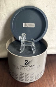 Swarovski Standing Poodle Crystal Figurine w/ Box #7619 - Picture 1 of 17