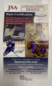 Model Claudia Schiffer Signed Wilson NCAA Baseball JSA RR46026 Certified Auto - Picture 1 of 7