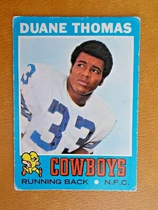 1971 Topps Duane Thomas Dallas Cowboys #65 Football Karte sehr guter Zustand - Bild 1 von 2