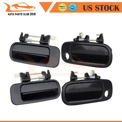 Exterior Front Rear 4Pcs set For 1992-1996 Toyota Camry Outside Door Handles - Image 1 of 4