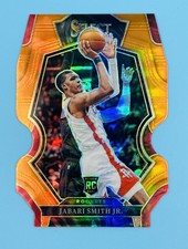 2022-23 Panini Select Jabari Smith Jr Orange Prizm Die-Cut /65 Rockets #184