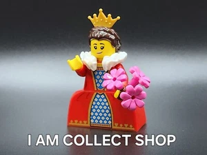 LEGO MINIFIG REINE QUEEN CASTLE AVEC ACCESSOIRES TORSE ET BAS LA SERIE 15 (NEUF) - Zdjęcie 1 z 3
