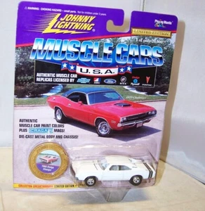 1:64 JOHNNY LIGHTNING MUSCLE CARS USA 1968 DODGE CHARGER WHITE SER 3 1996 - Picture 1 of 2