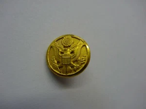 (A24-17) US Army 1 Knopf Adler ca.16mm button 0,63in gold WWII Vietnam - Bild 1 von 3