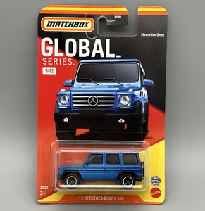 Matchbox Global Series 9/12 Blue '15 Mercedes-Benz G 500 Free Shipping Read - Picture 1 of 8