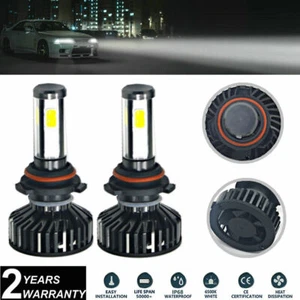 2x 9006 HB4 White LED Headlight Bulbs Foglamp 72W COB For Honda Civic 2015-2010 - Picture 1 of 9