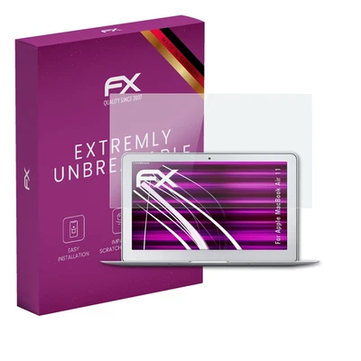 atFoliX Glass Protector for Apple MacBook Air 11 9H Hybrid-Glass - Image 1 of 4