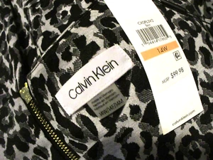 CALVIN KLIEN DESIGNER DRESS 14W $99 - Picture 1 of 8