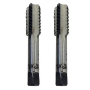 Metric Taper Tap Plug Tap 12mm X 1.25 2pcs HSS Hand Thread Metric Taper - Picture 1 of 9